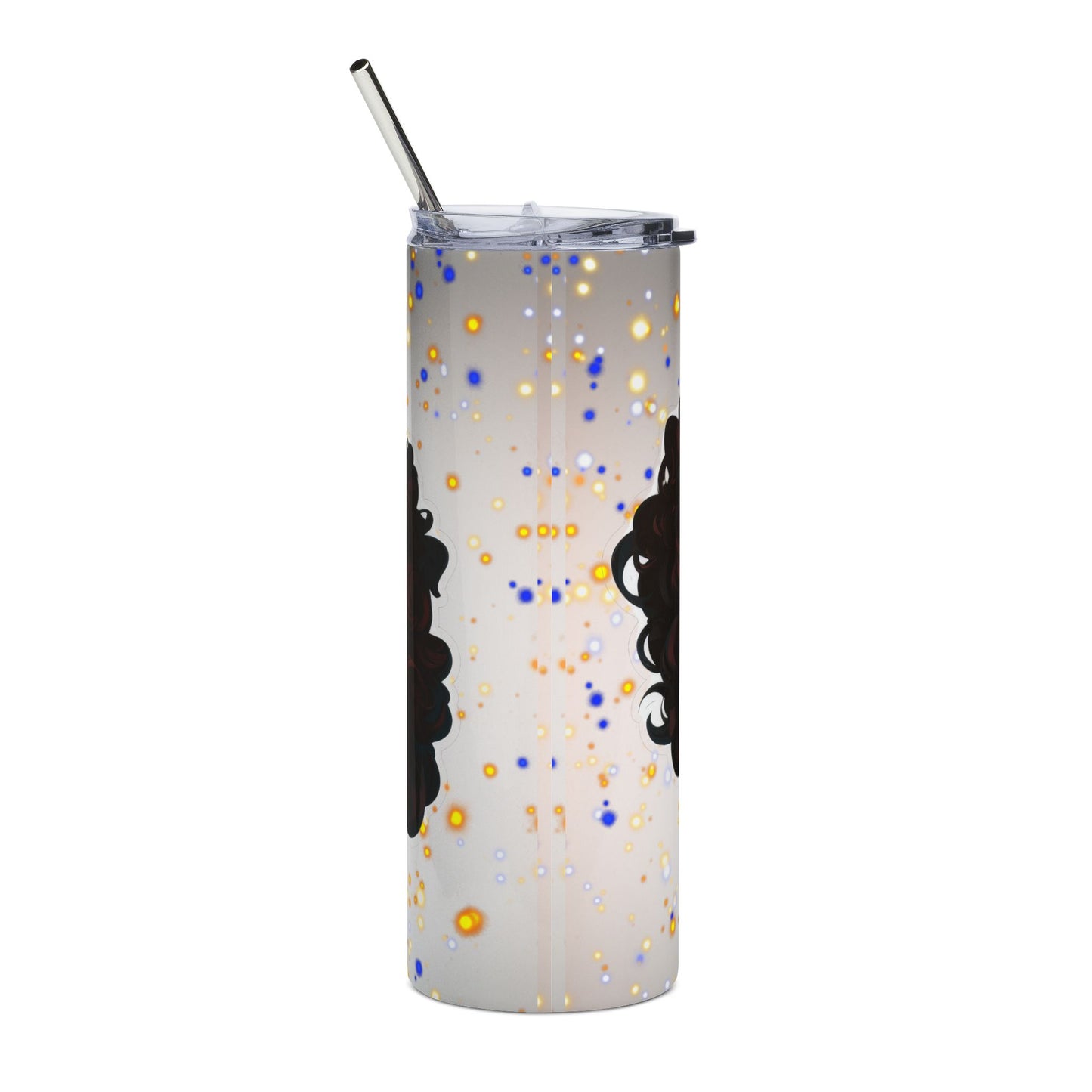Artistic Afrocentric Tumbler