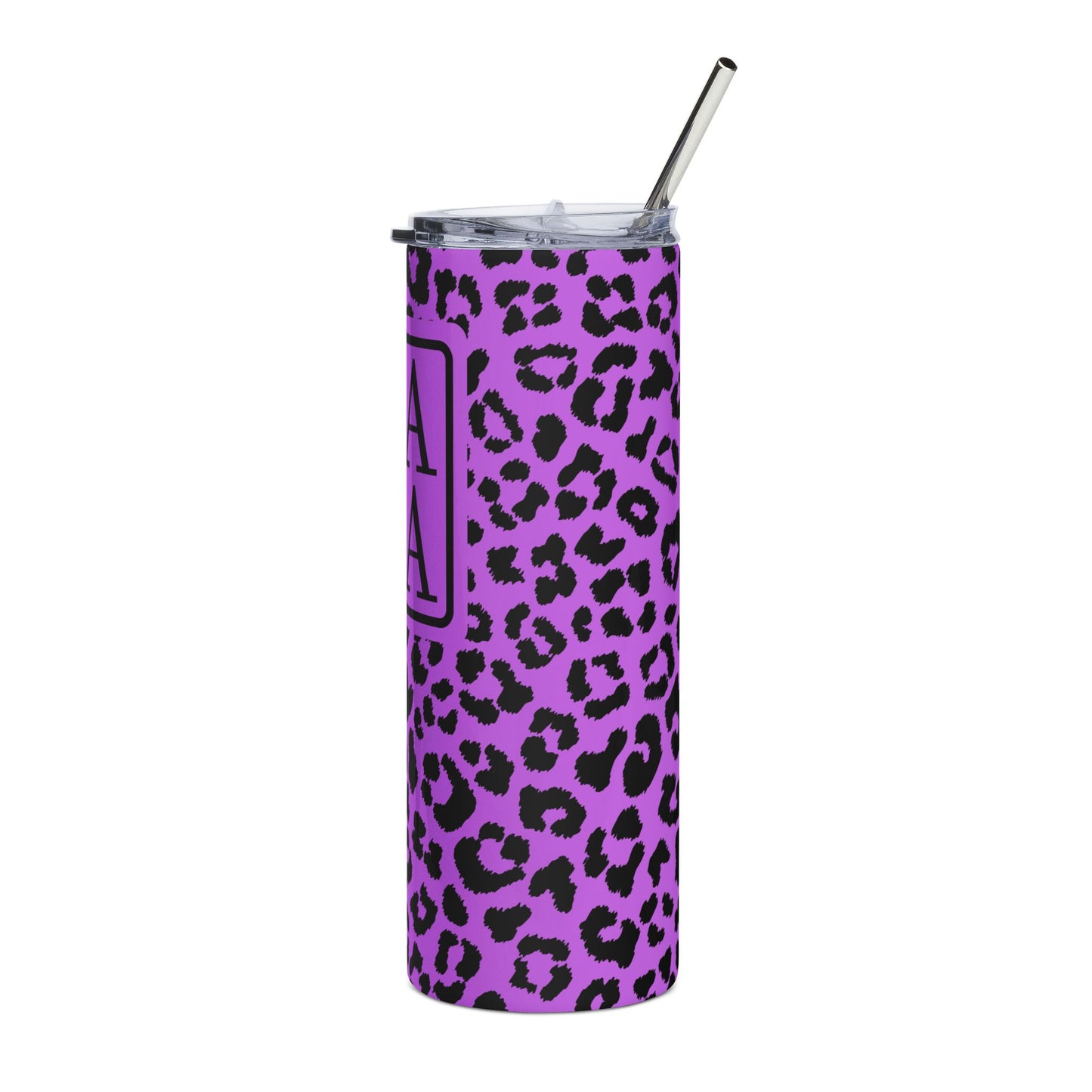 Purple Leopard MAMA Tumbler