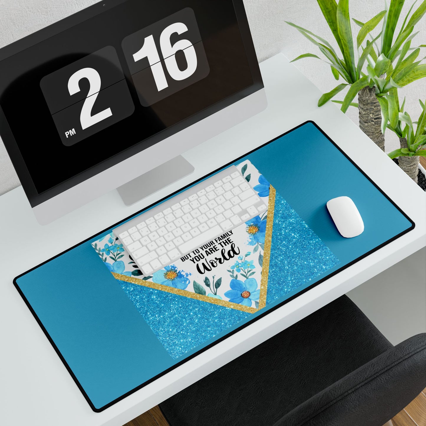 You Are the World Desk Mat