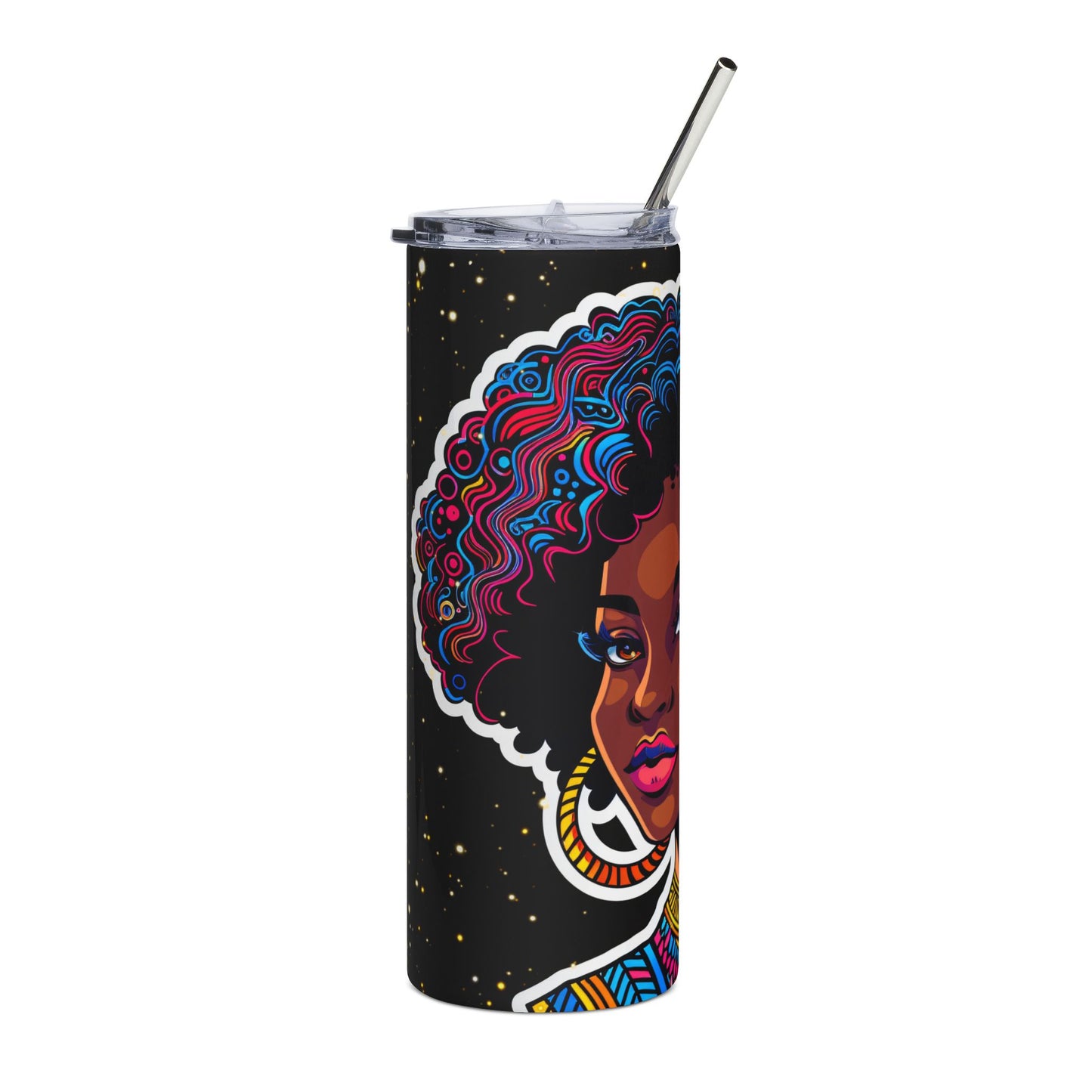 Afro Girl Tumbler