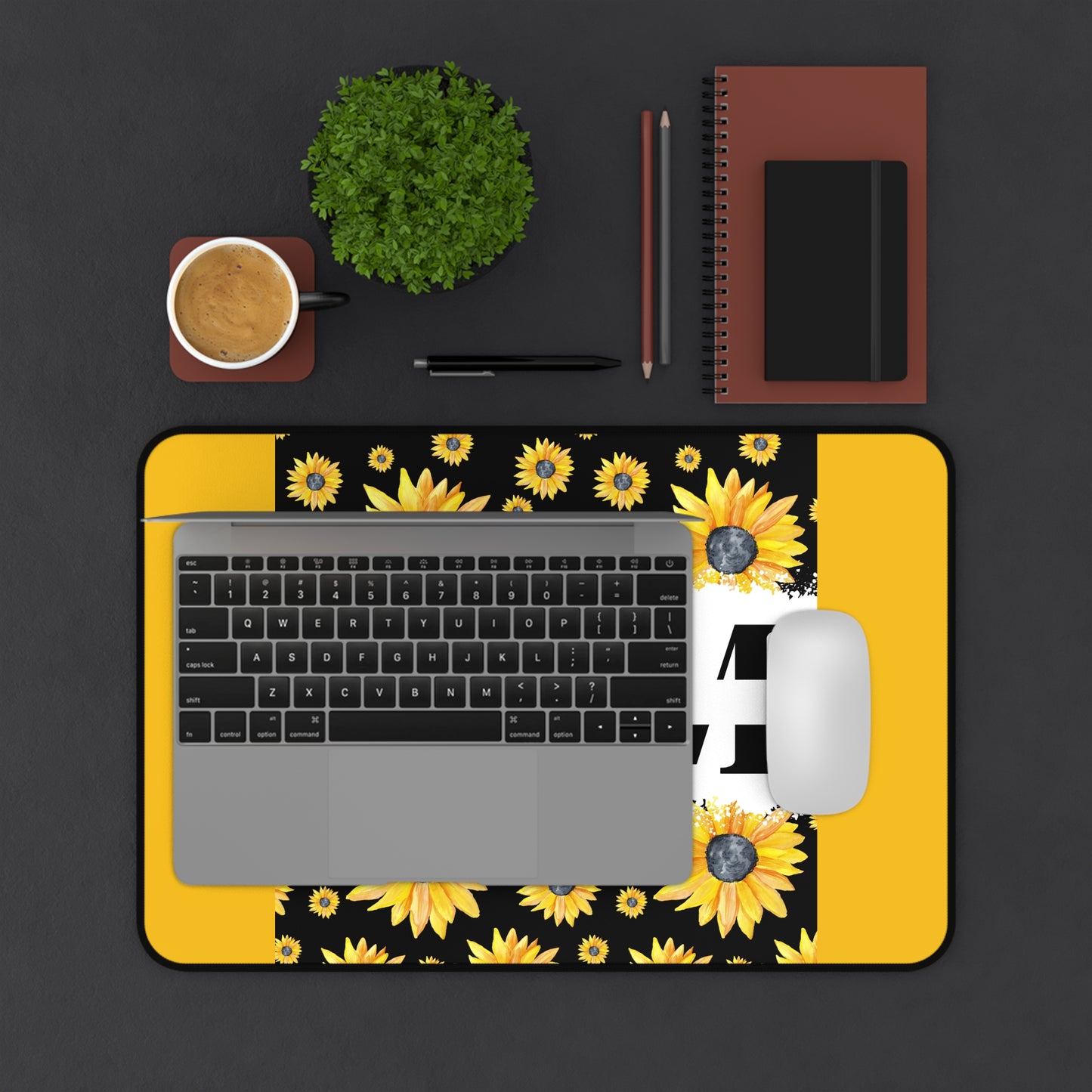 Sunflower Mom Desk Mat