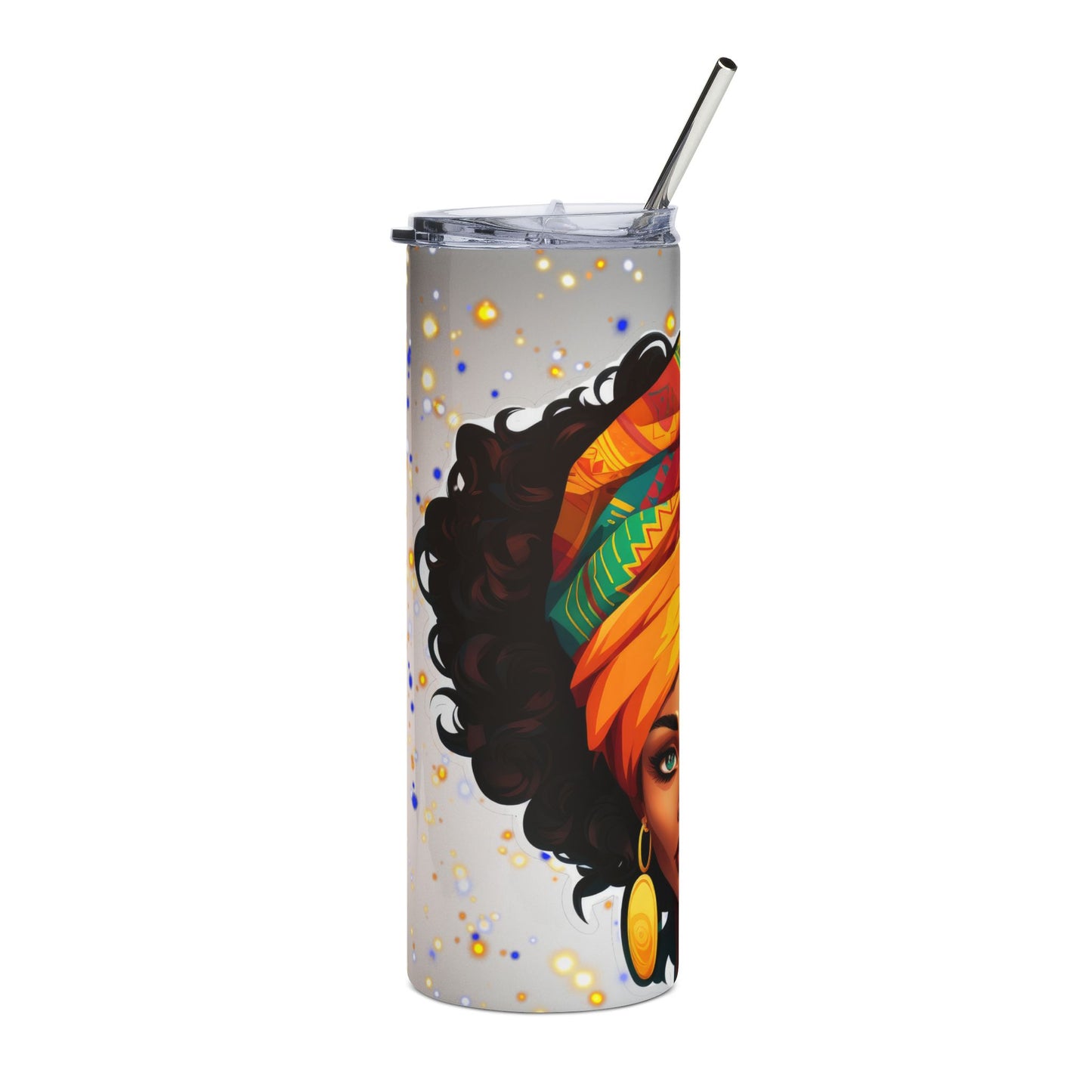 Artistic Afrocentric Tumbler