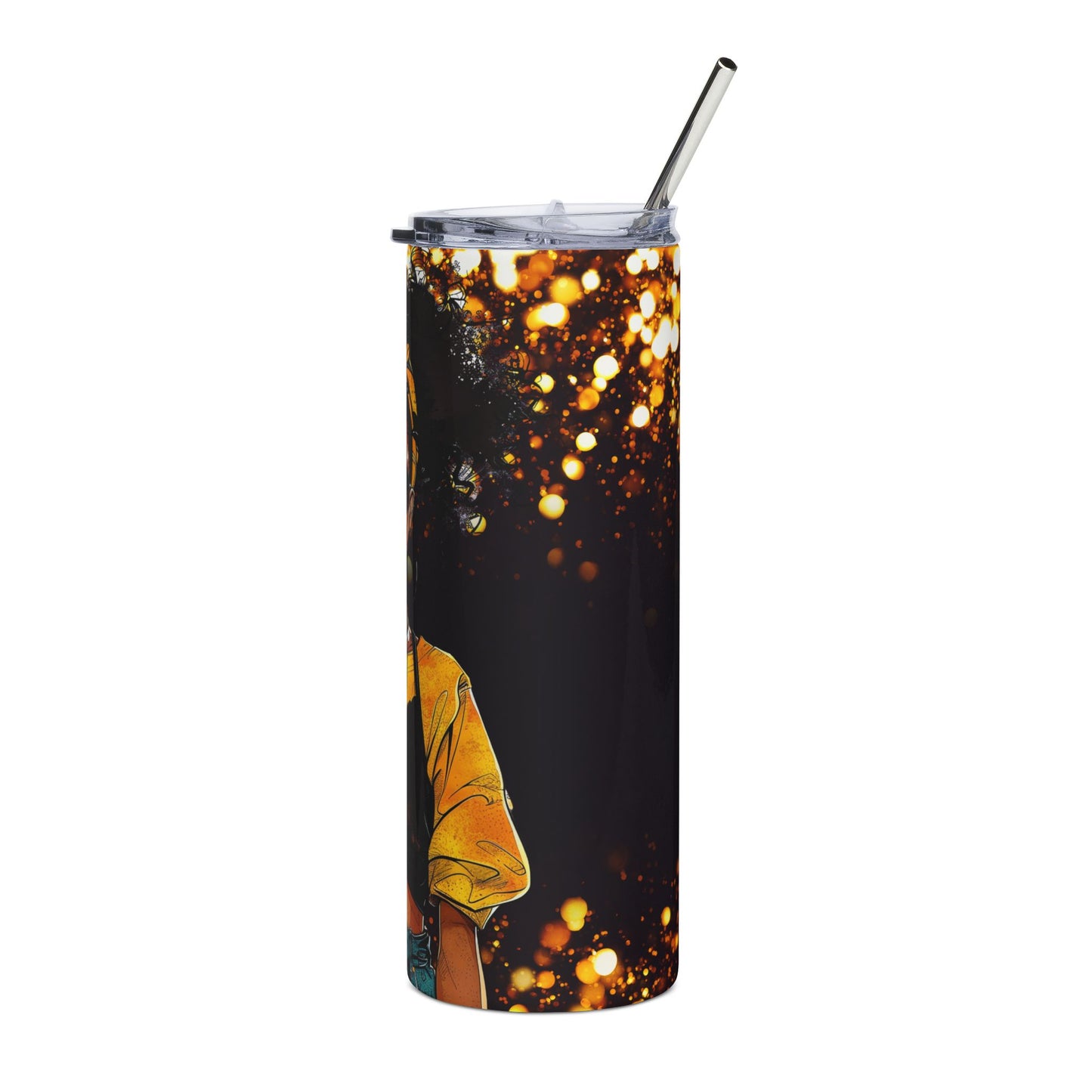 Afro Puff Tumbler