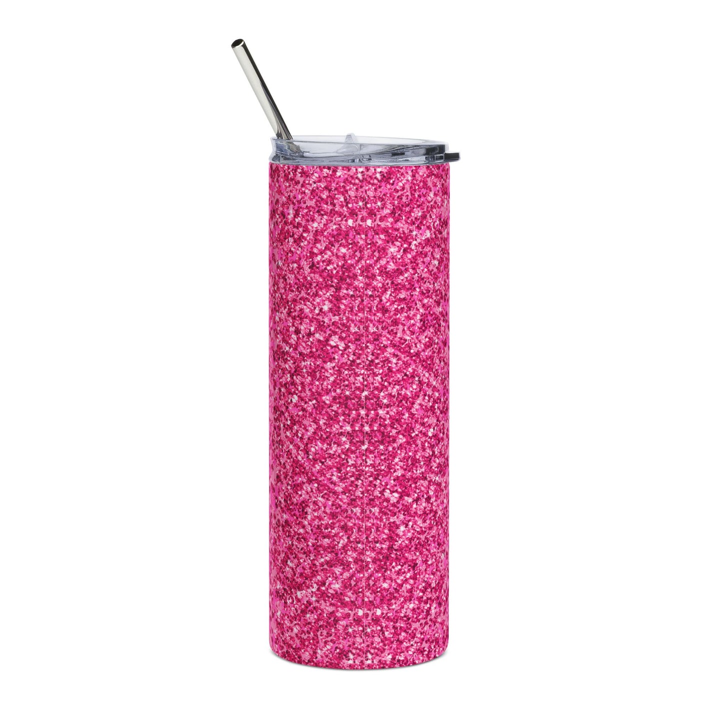 Sparkling Pink Leopard Tumbler