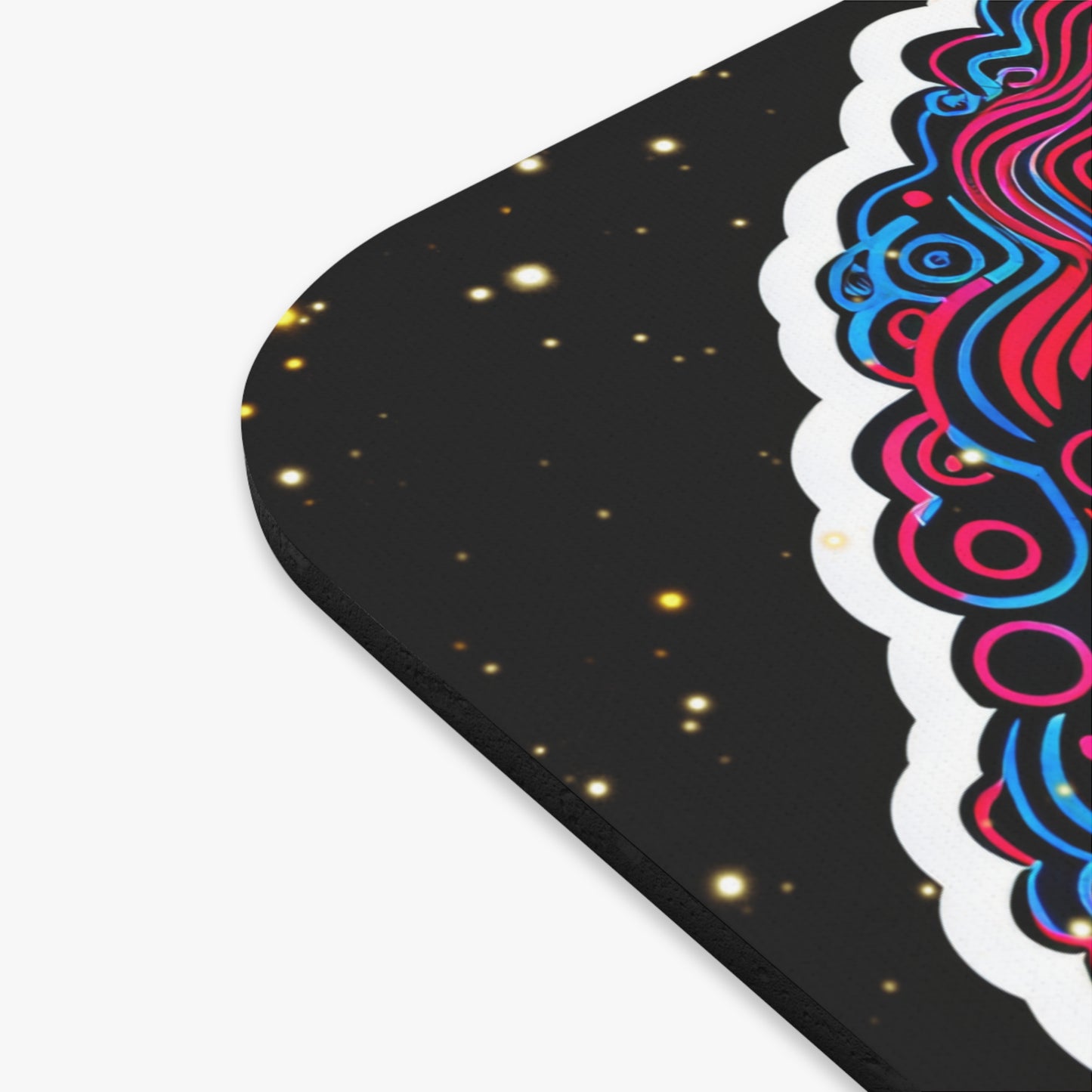 Afro Girl Mouse Pad