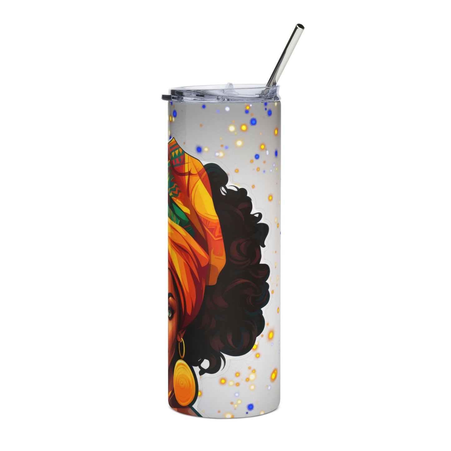 Artistic Afrocentric Tumbler