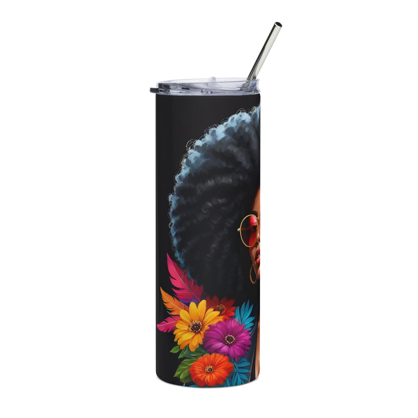 Afro Woman Tumbler