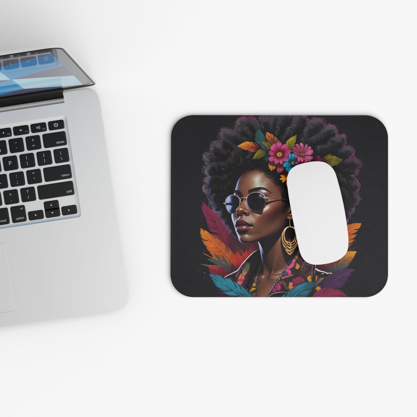Afro Chic Mouse Pad