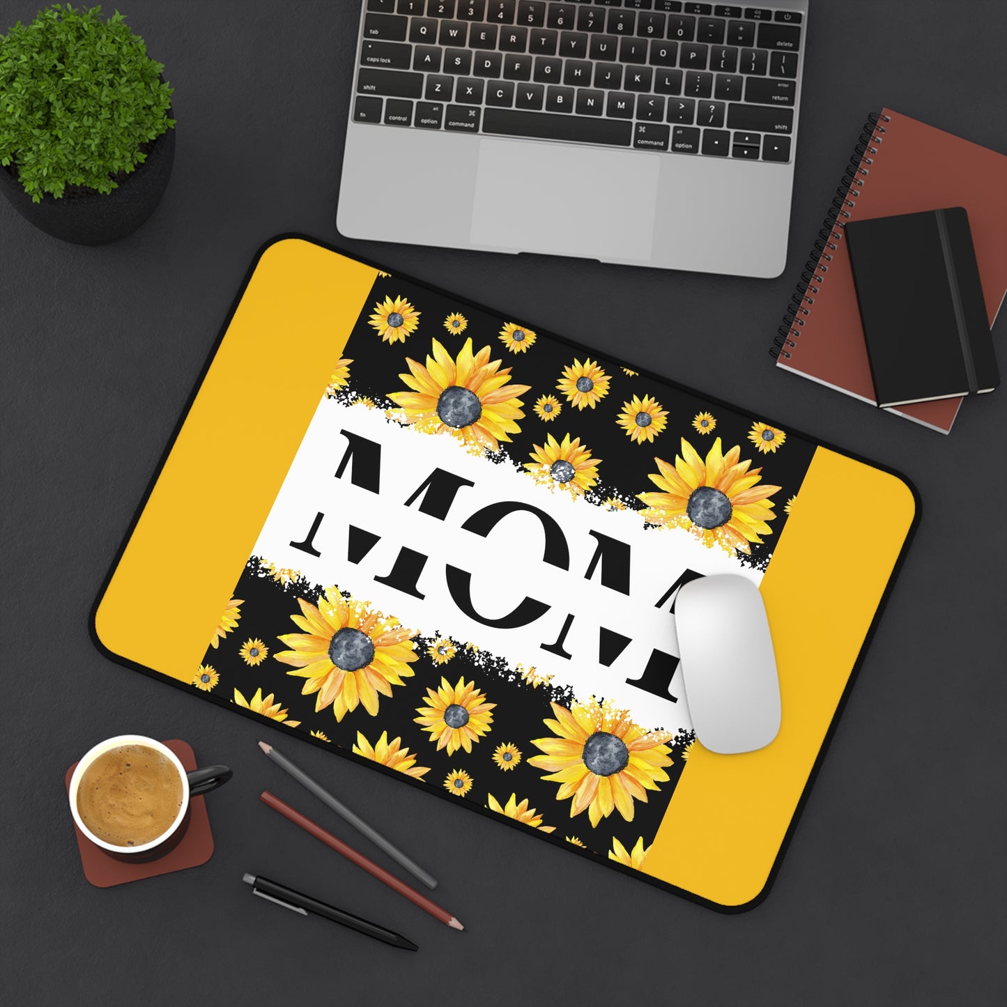 Sunflower Mom Desk Mat