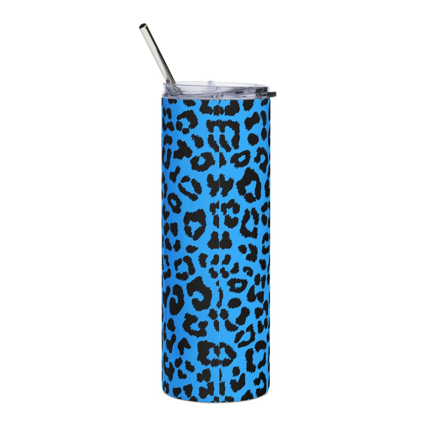 Blue Leopard Tumbler