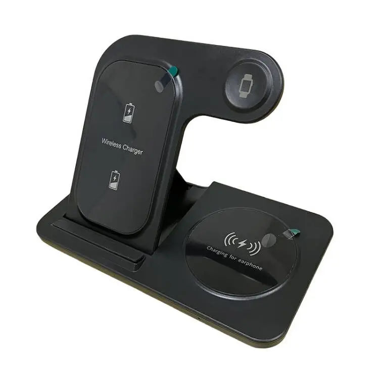 30W LED Fast Wireless Charger Stand 3 in 1 Foldable Charging Station for IPhone Apple products