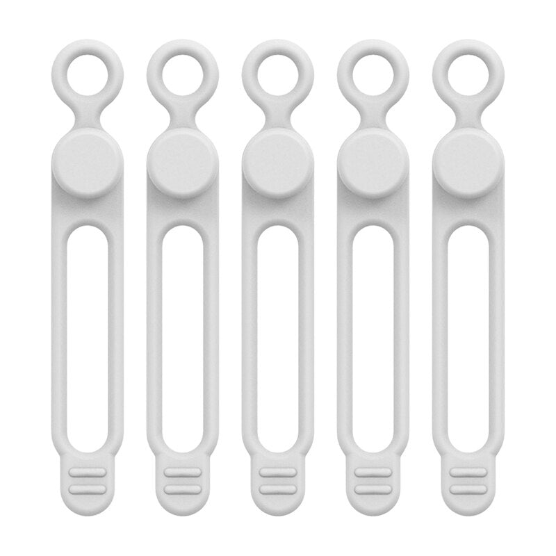 10PCS Reusable Cable Strap Fastening Organizer