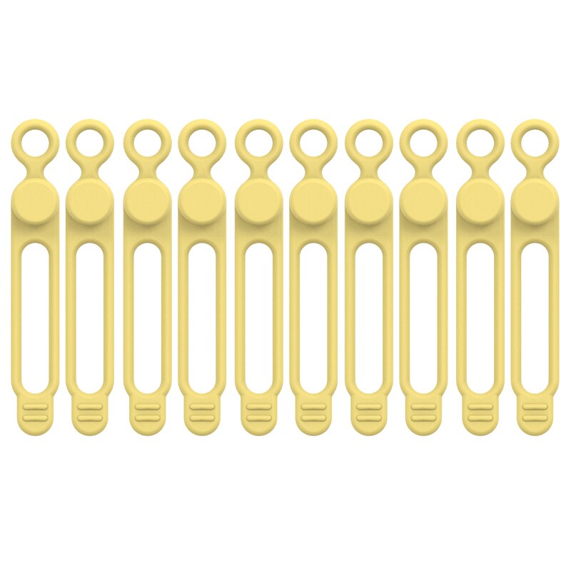 10PCS Reusable Cable Strap Fastening Organizer