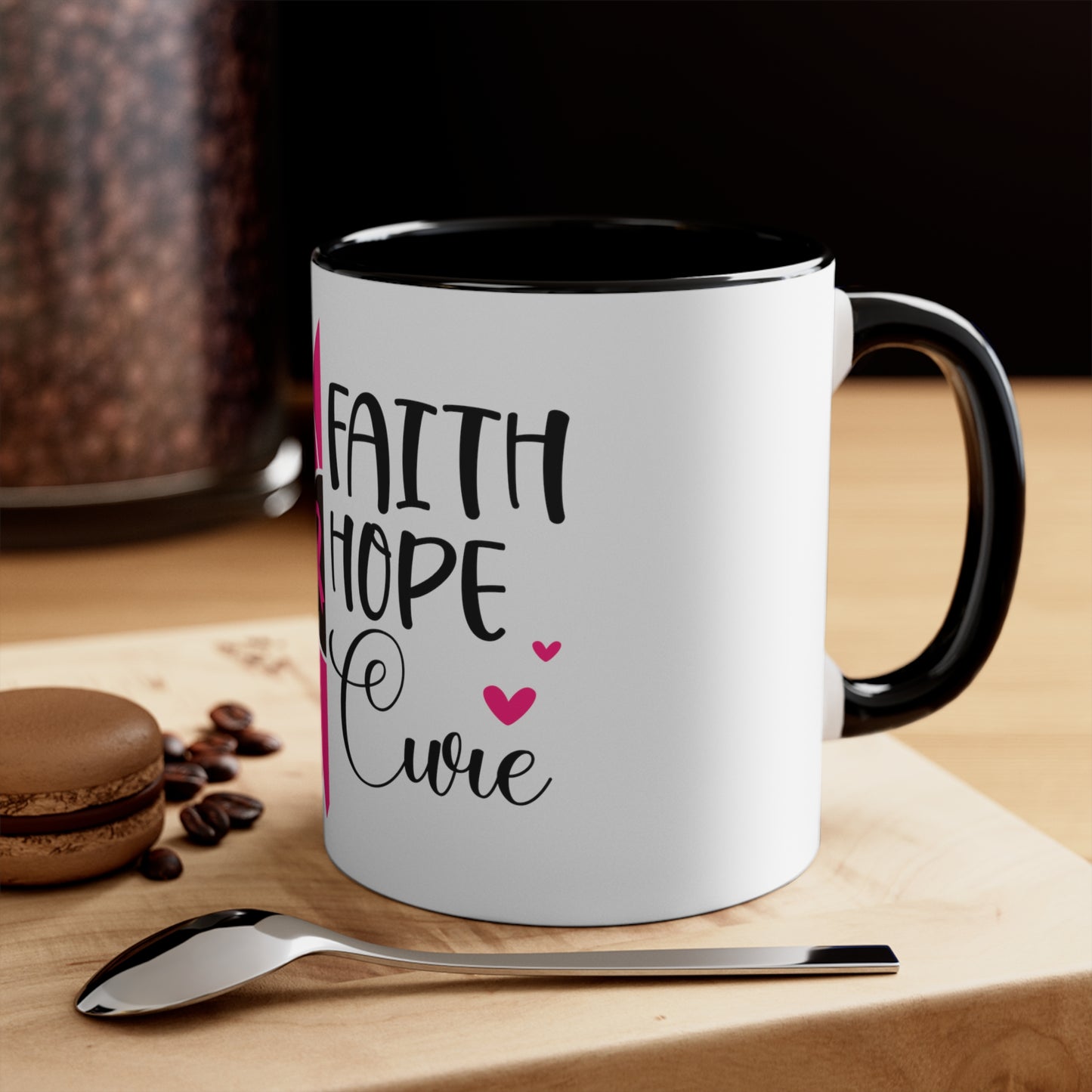 Flower Faith Hope Cure Mug