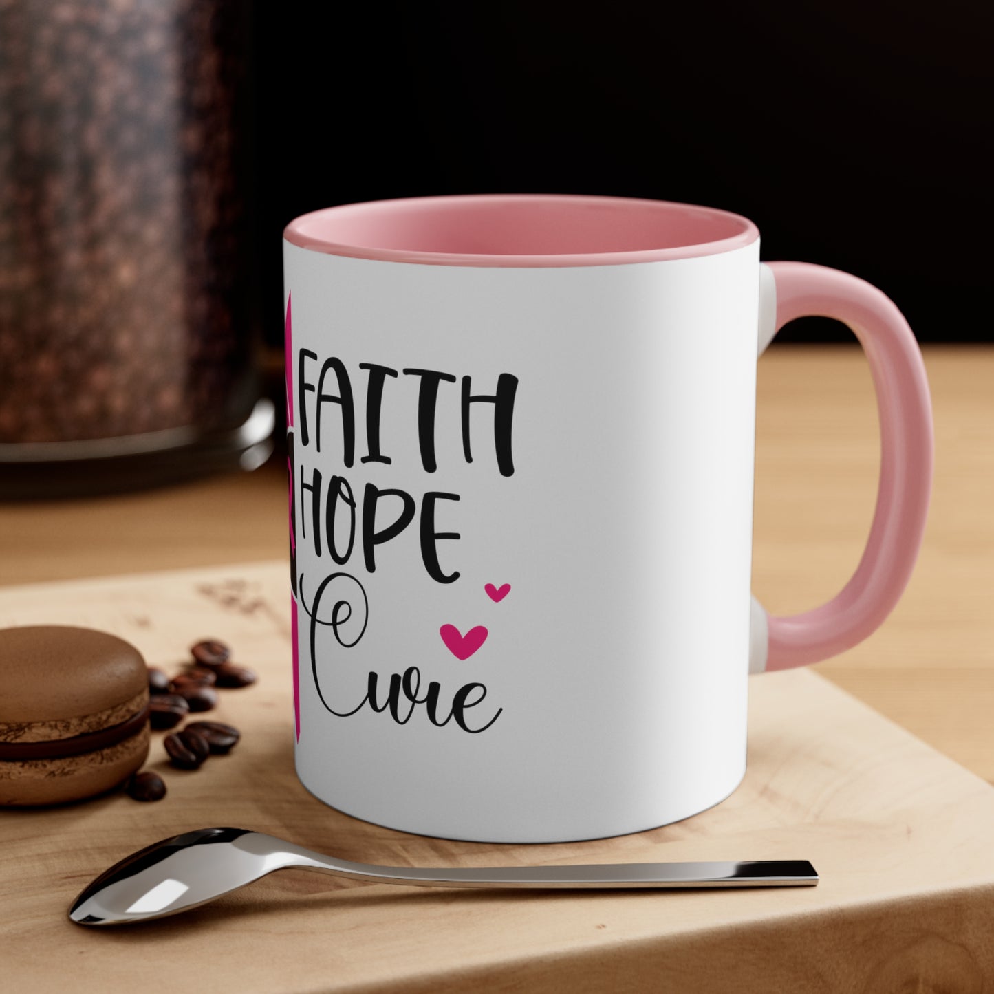 Flower Faith Hope Cure Mug