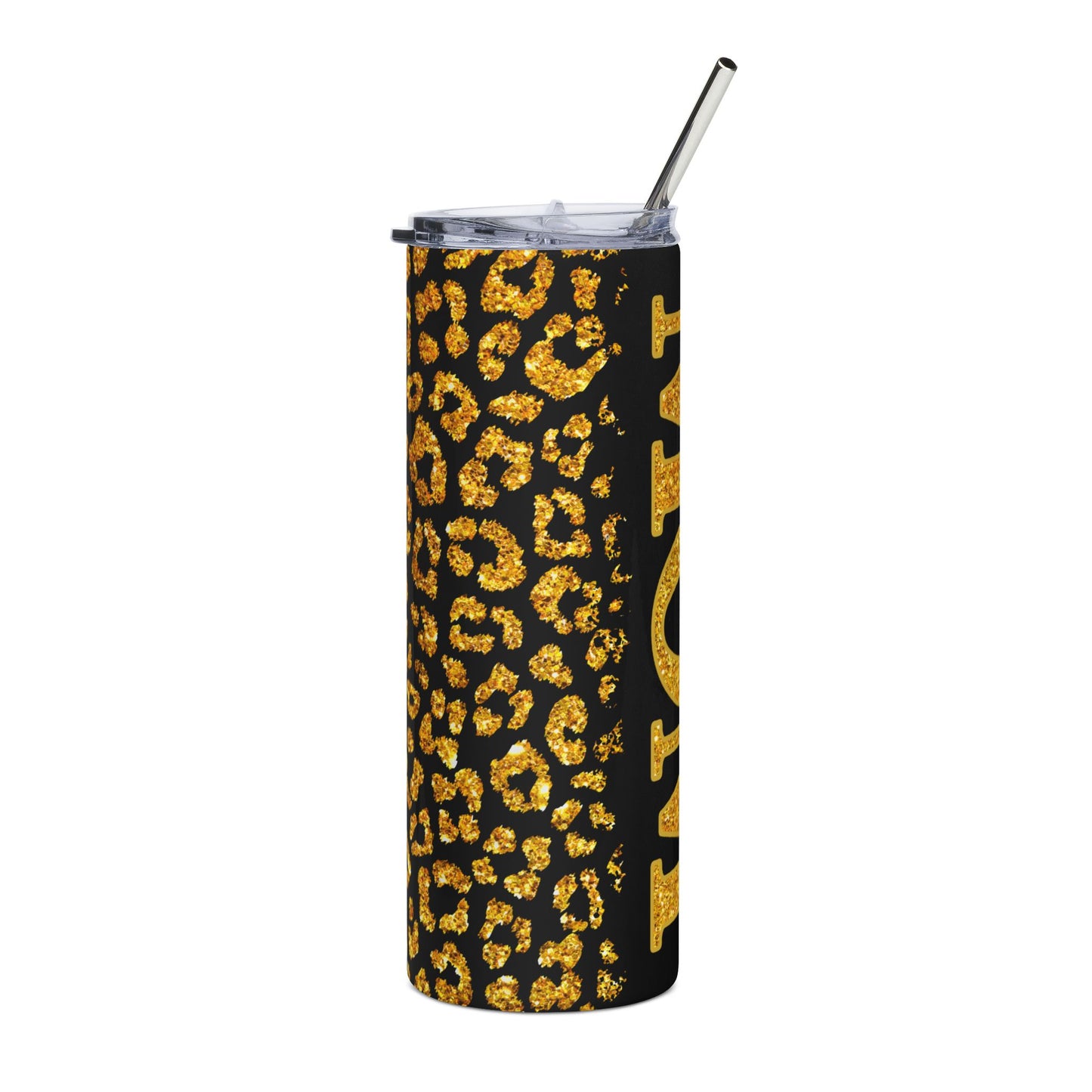 Gold Leopard Tumbler