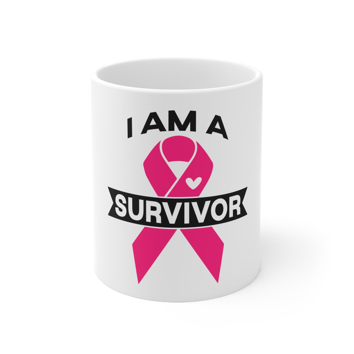 White Survivor Mug