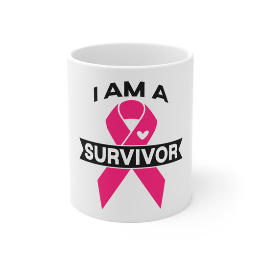 White Survivor Mug