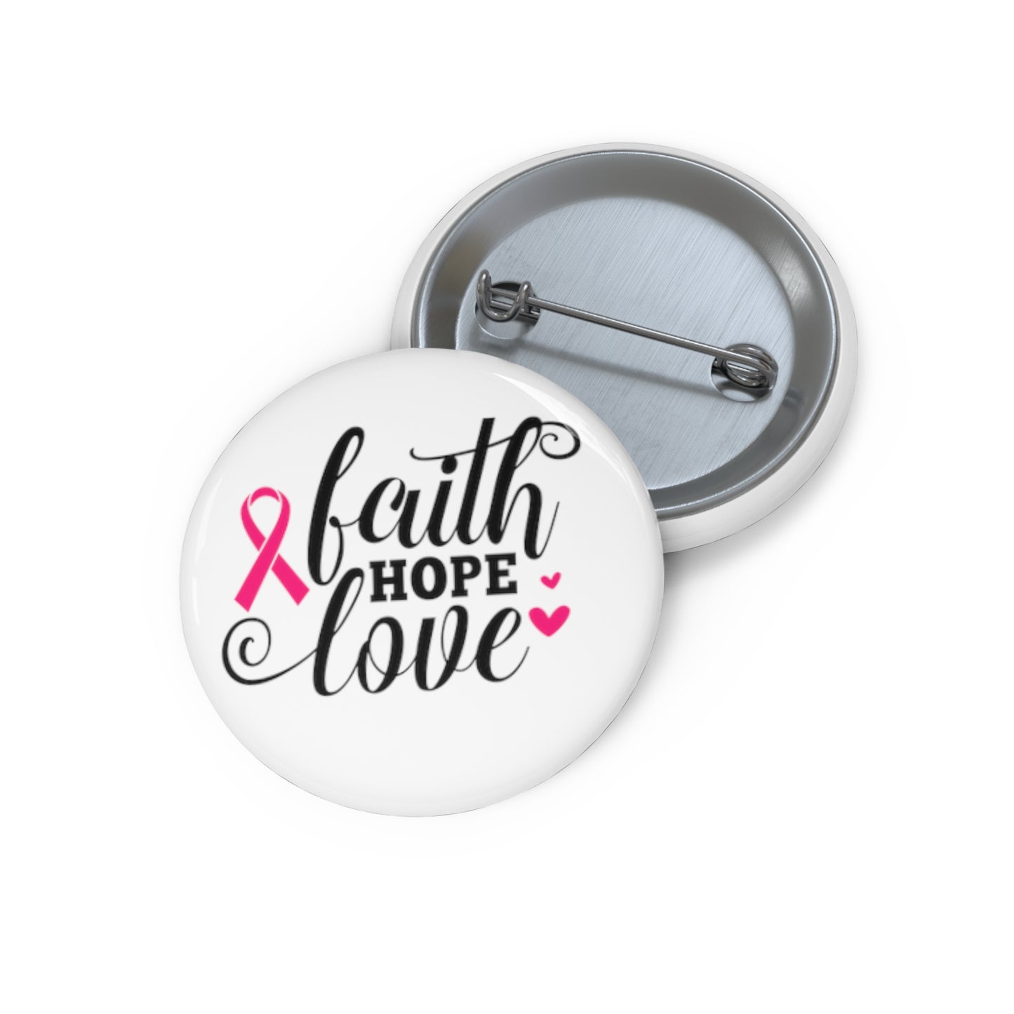 Faith Hope Love Button