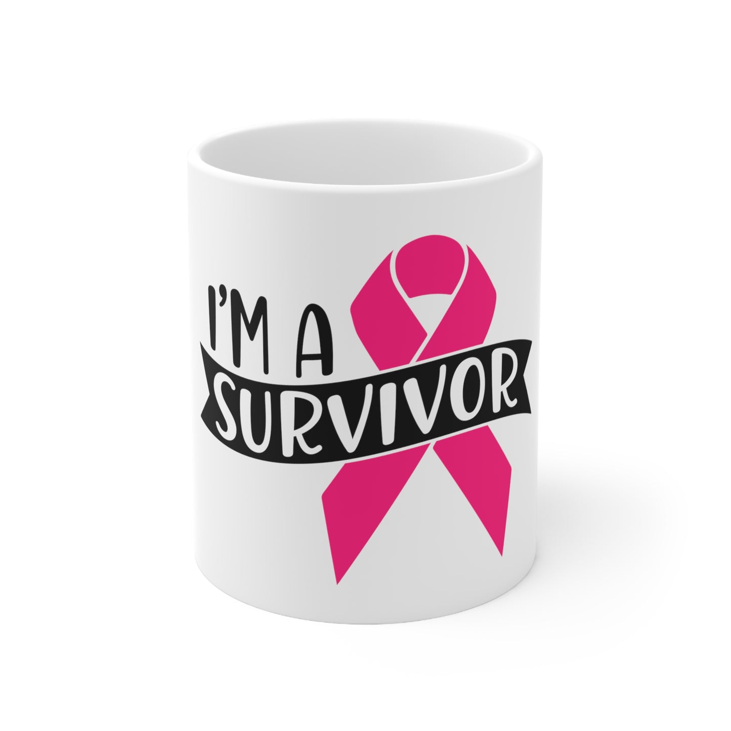 I Am A Survivor Mug - White