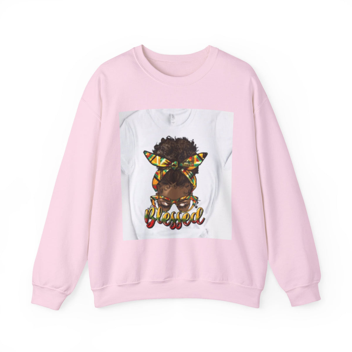Blessed Melanin Girl Crewneck Sweatshirt