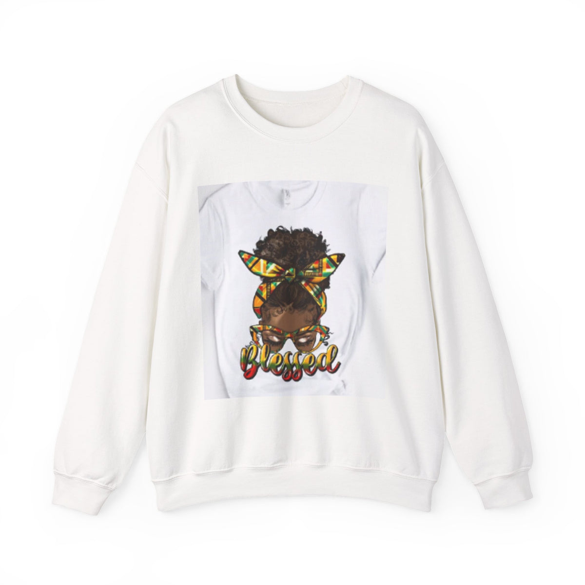 Blessed Melanin Girl Crewneck Sweatshirt