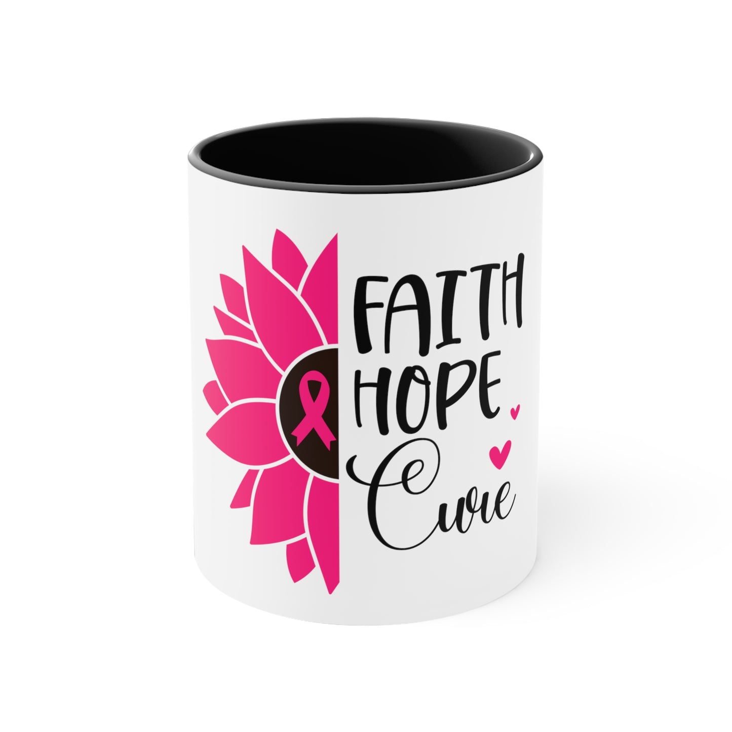 Flower Faith Hope Cure Mug