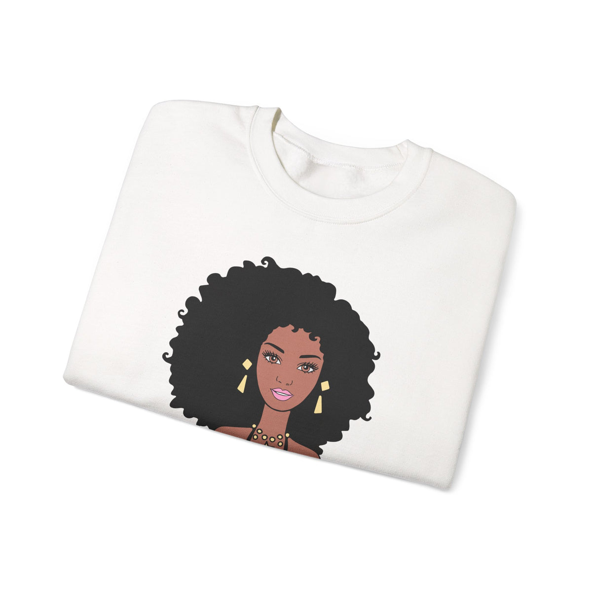 Barbie-Inspired Black Doll Graphic Sweatshirt