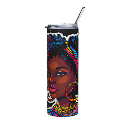 Afro Girl Tumbler