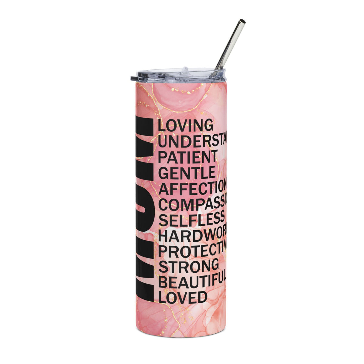 Loved Mom 20oz Stainless Steel Tumbler