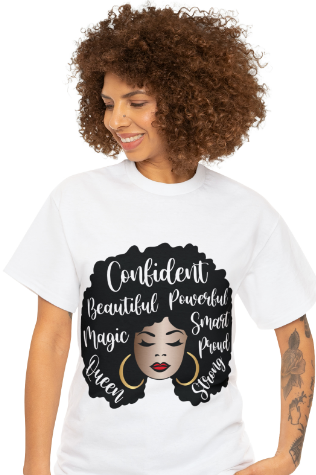 Confident Afro T-Shirt