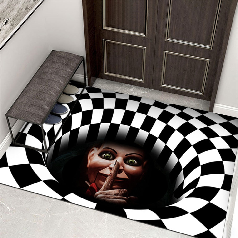 3D Halloween Floor Mat