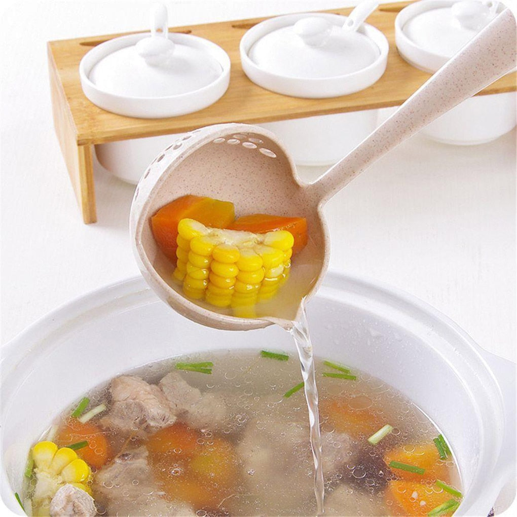 Hot Selling 2 in 1 Soup Spoon Strainer