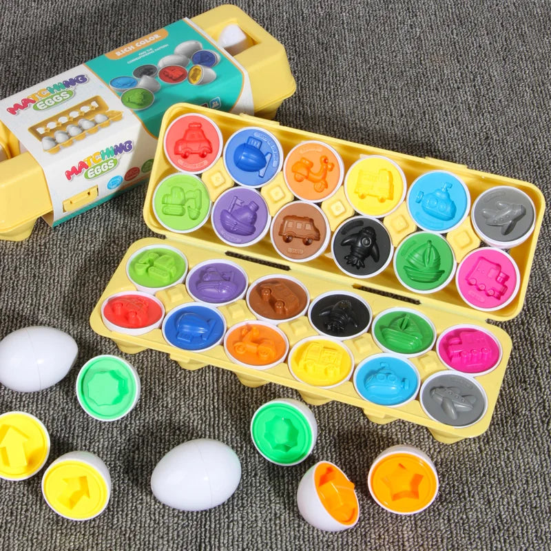 3D Eggs Screw Learning Puzzle