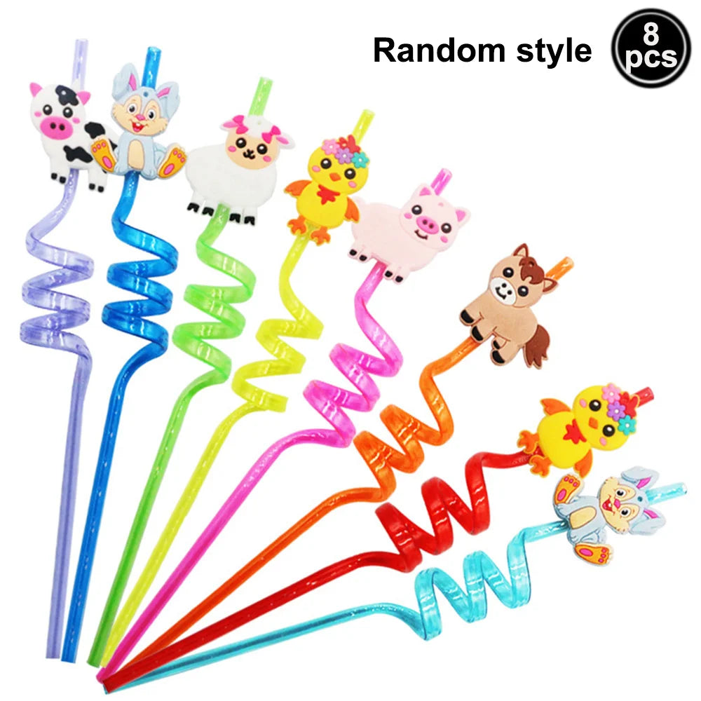 8pcs Reusable Straws