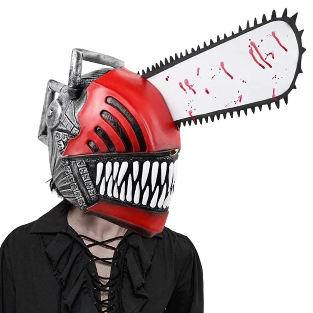 Horror Comics Chainsaw Headgear Mask
