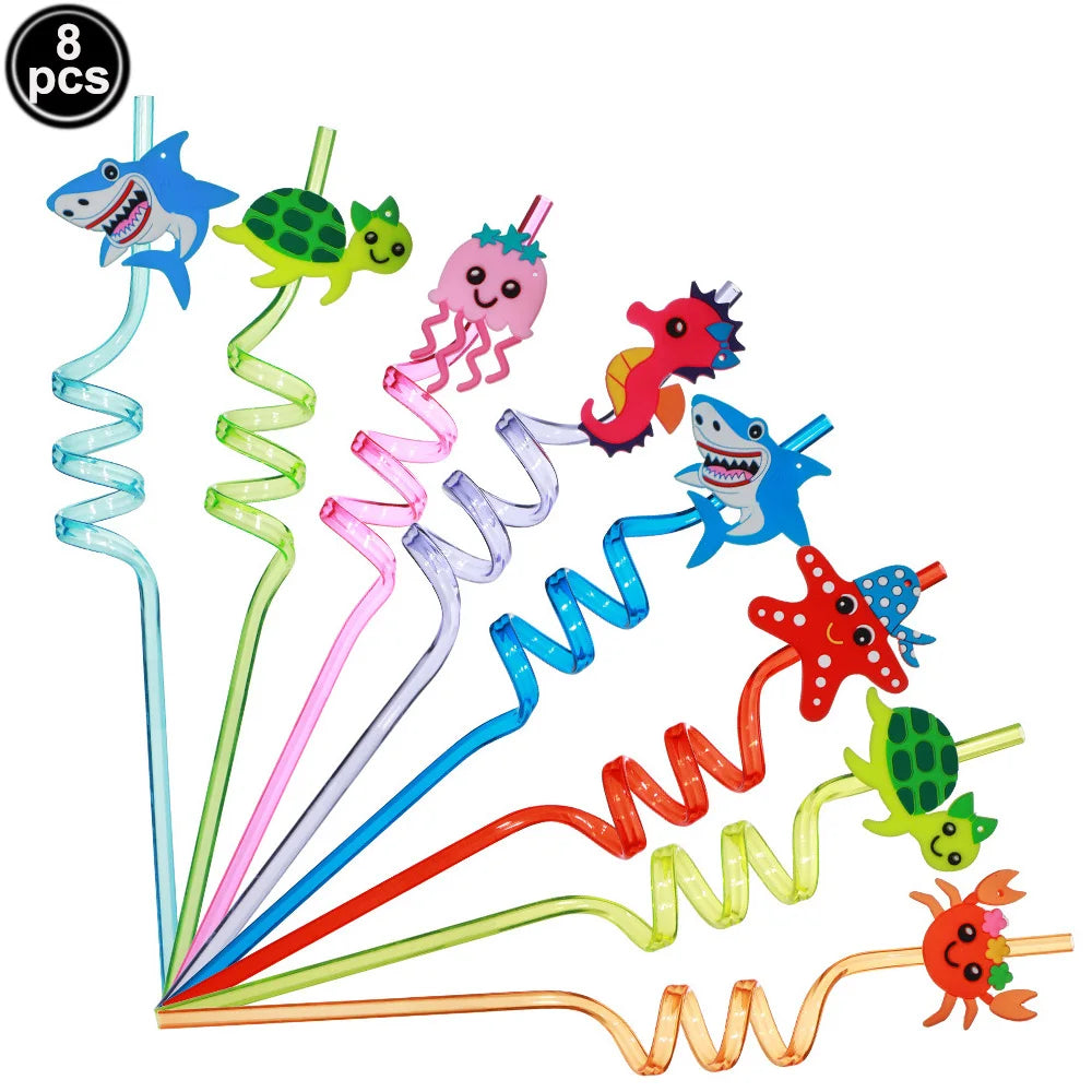 8pcs Reusable Straws