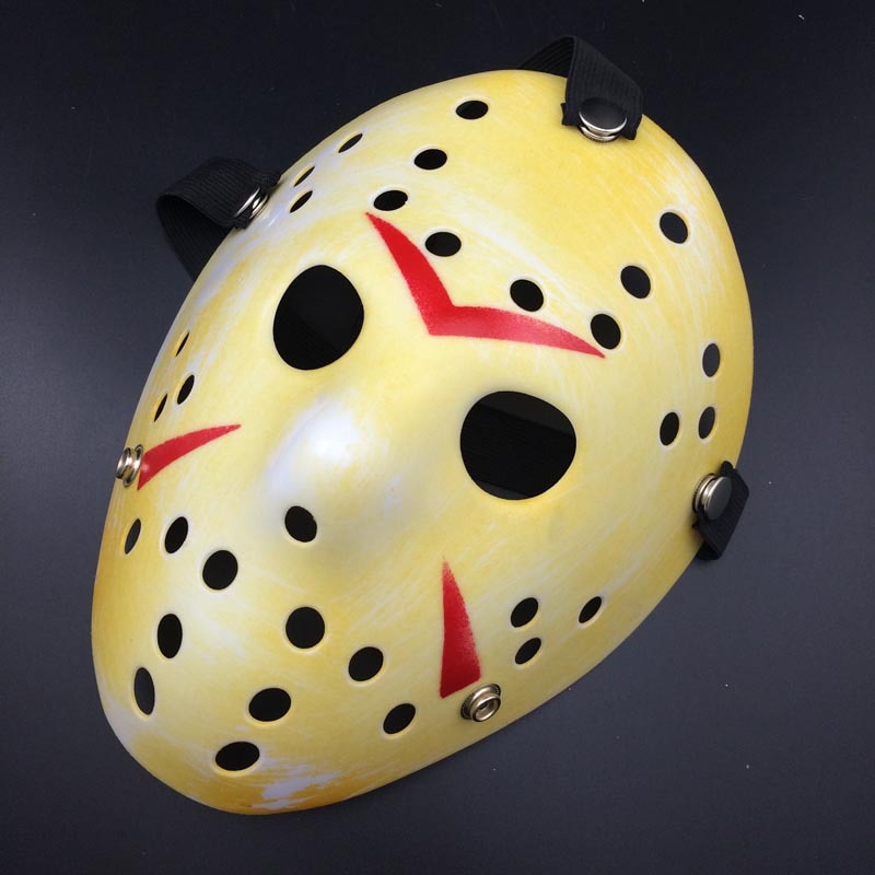 Movie Hockey Mask Jason Voorhees Friday The 13th Horror Scary Mask Halloween Party Cosplay Masks for Adult Men Halloween Gift