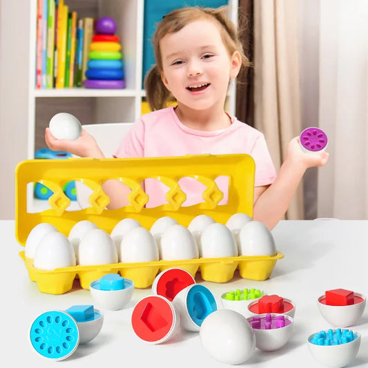 3D Eggs Screw Learning Puzzle