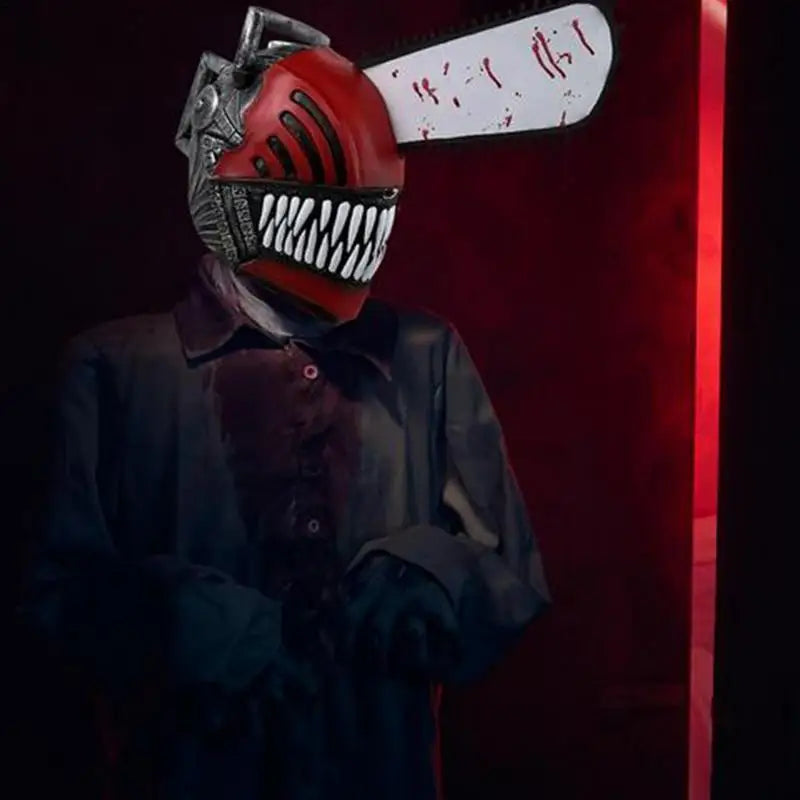 Horror Comics Chainsaw Headgear Mask