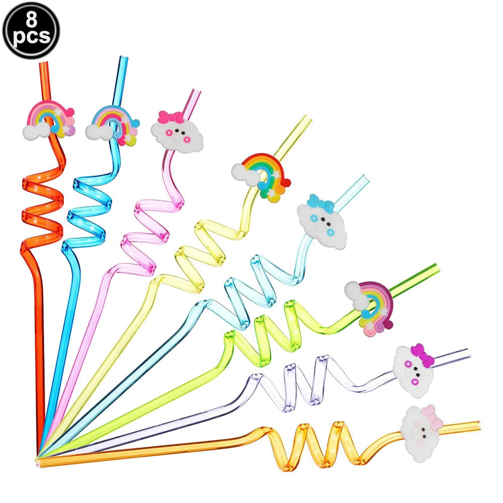 8pcs Reusable Straws