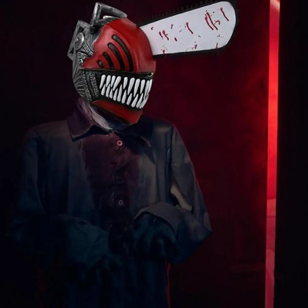 Horror Comics Chainsaw Headgear Mask