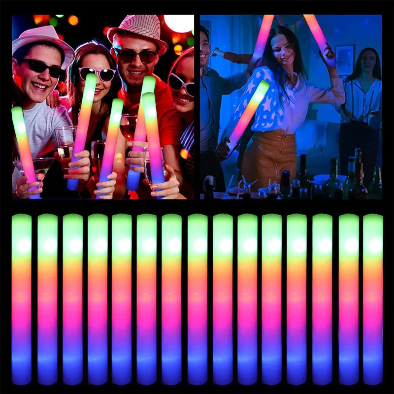 15/30Pcs LED Glow Sticks