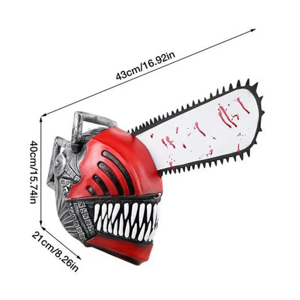 Horror Comics Chainsaw Headgear Mask