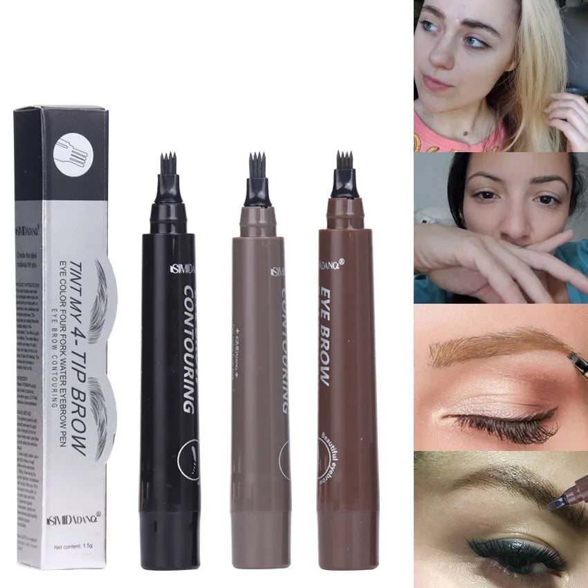 Eyebrow Pen Waterproof Tip Eyebrow Tattoo Pencil Cosmetic