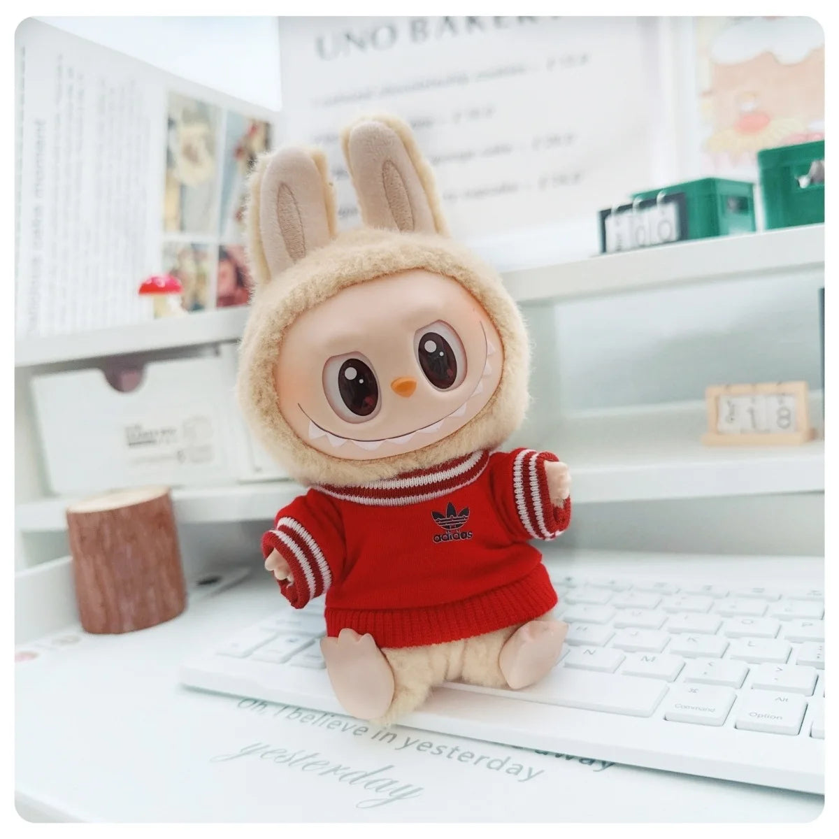 Labubu Doll Clothing Fashion Hoodie and Pants Set