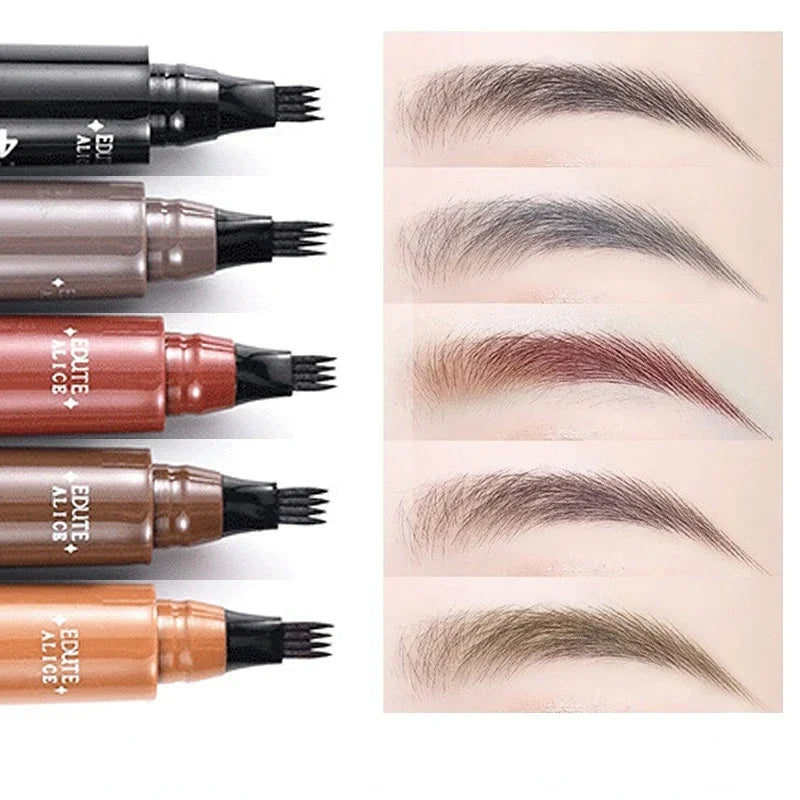 Eyebrow Pen Waterproof Tip Eyebrow Tattoo Pencil Cosmetic