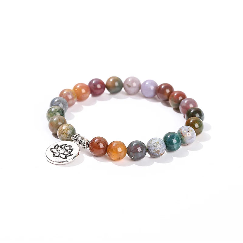 Natural Stone Eight Planets Bead Bracelets