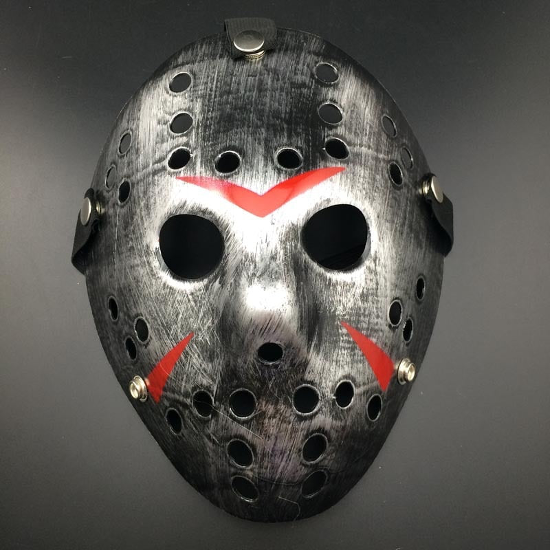 Movie Hockey Mask Jason Voorhees Friday The 13th Horror Scary Mask Halloween Party Cosplay Masks for Adult Men Halloween Gift