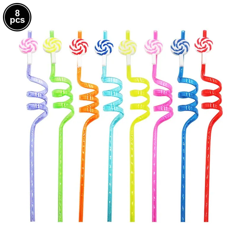 8pcs Reusable Straws